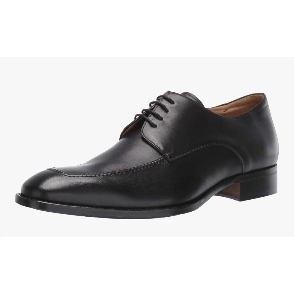Mezlan Coventry Apron Derby – Men Hand-Finished Italian‎ Calfskin Derby Size 8.5